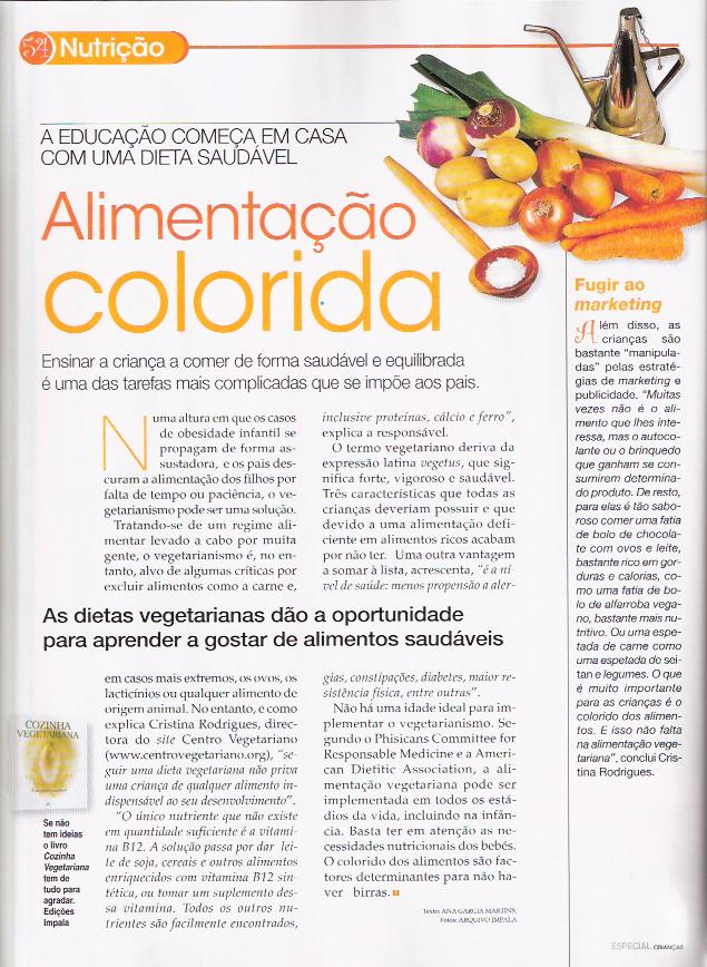 notcia Alimentao Colorida